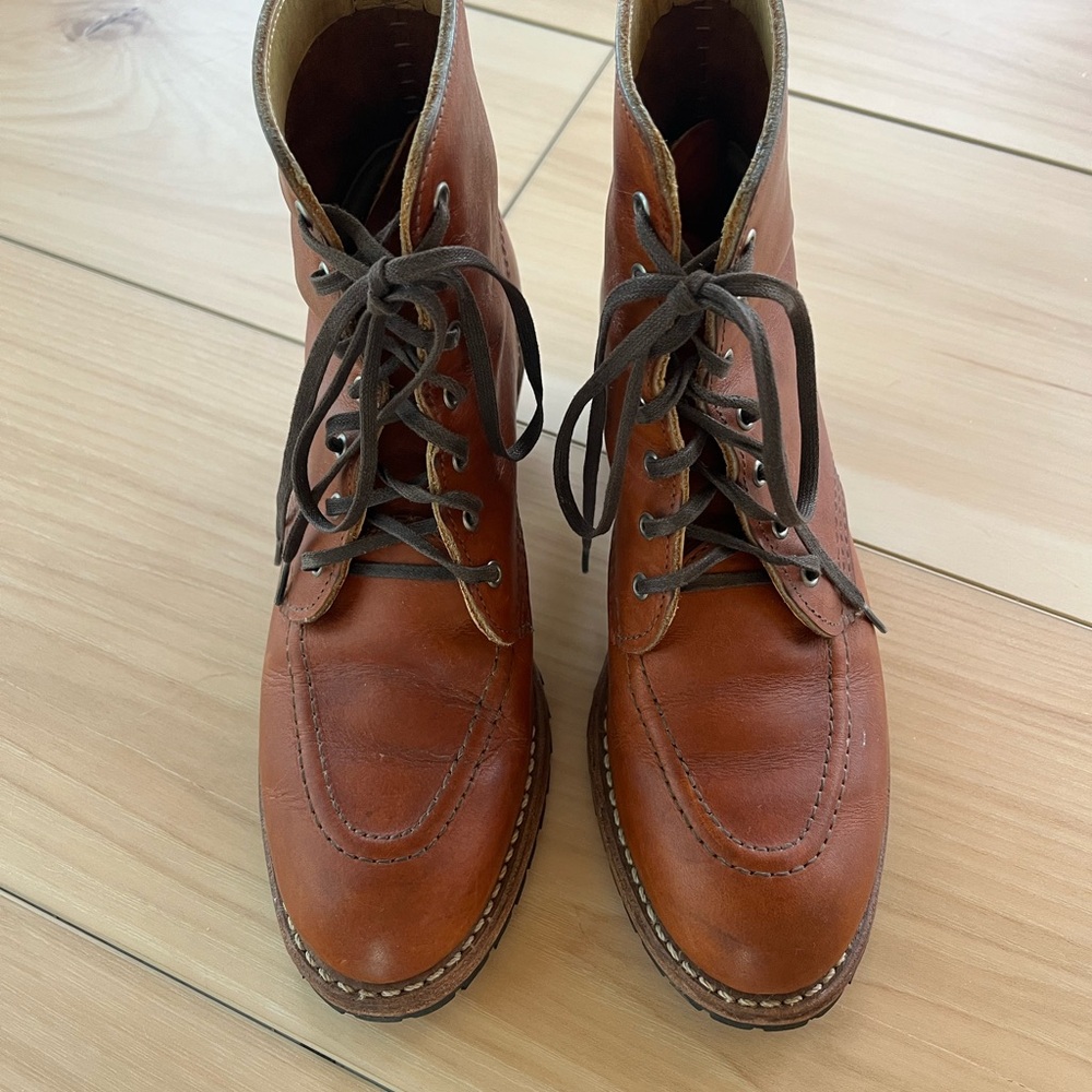 Women’s Red Wing Leather Lace-Up Ankle Boots - Brown - Picture 2 of 9